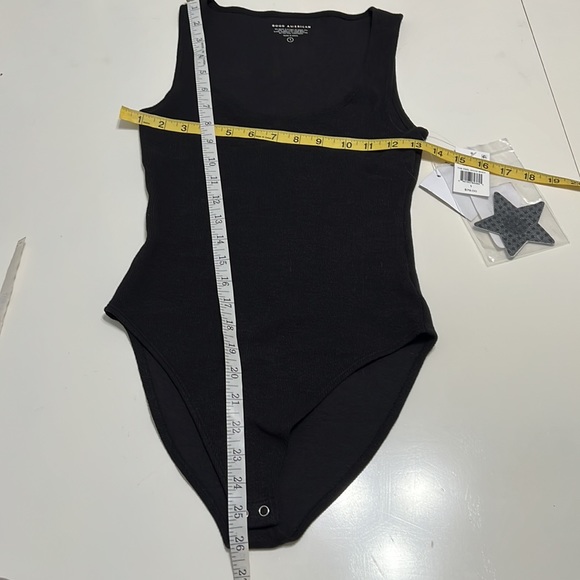 NWT Good American The Feel Good Bodysuit Black Size S - Picture 8 of 12
